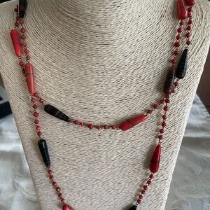 Vintage/Antique Linked Beaded Necklace From The ‘30’s